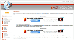 Desktop Screenshot of exactaudiocopy.org